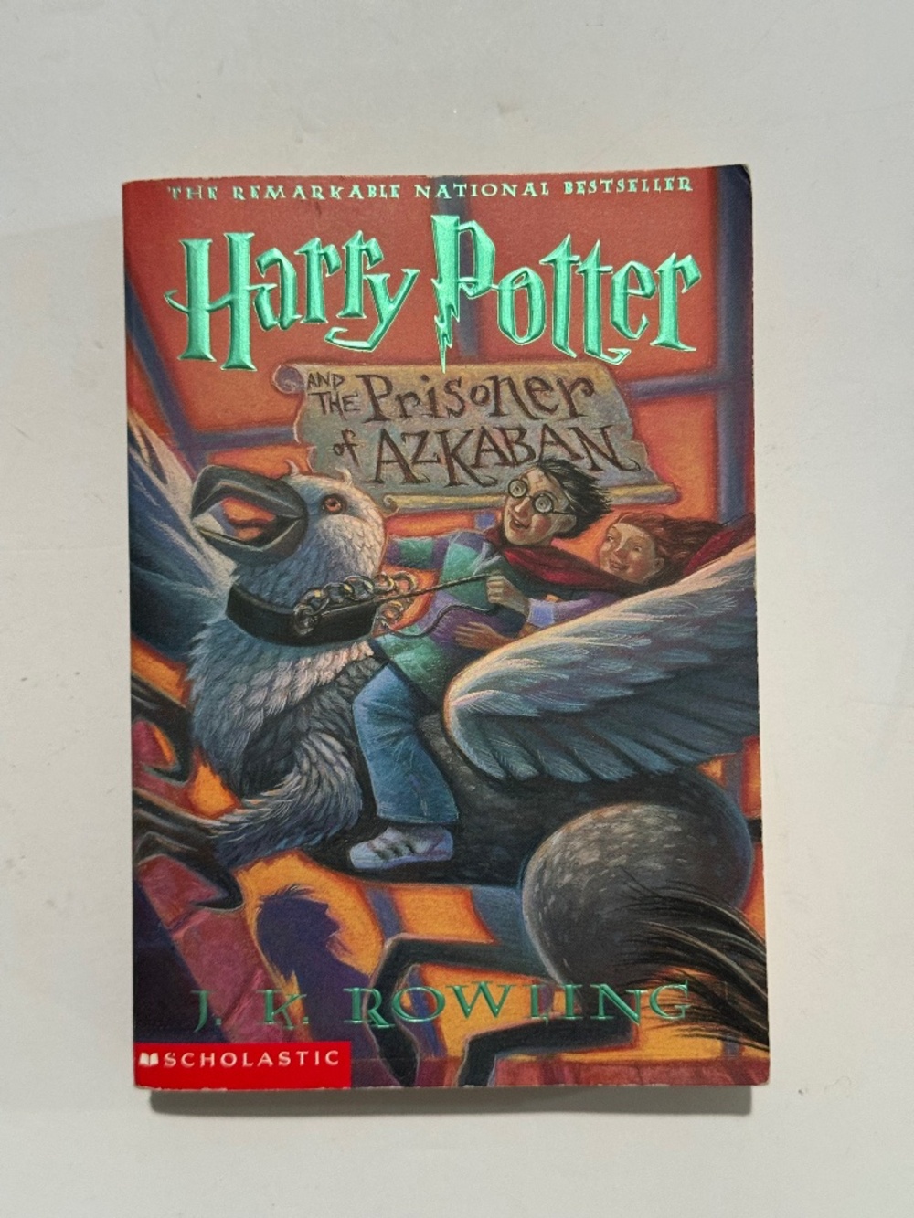 Harry Potter Prisoner of Azkaban J.K. Rowling 2001 Scholastic Paperback Book 3